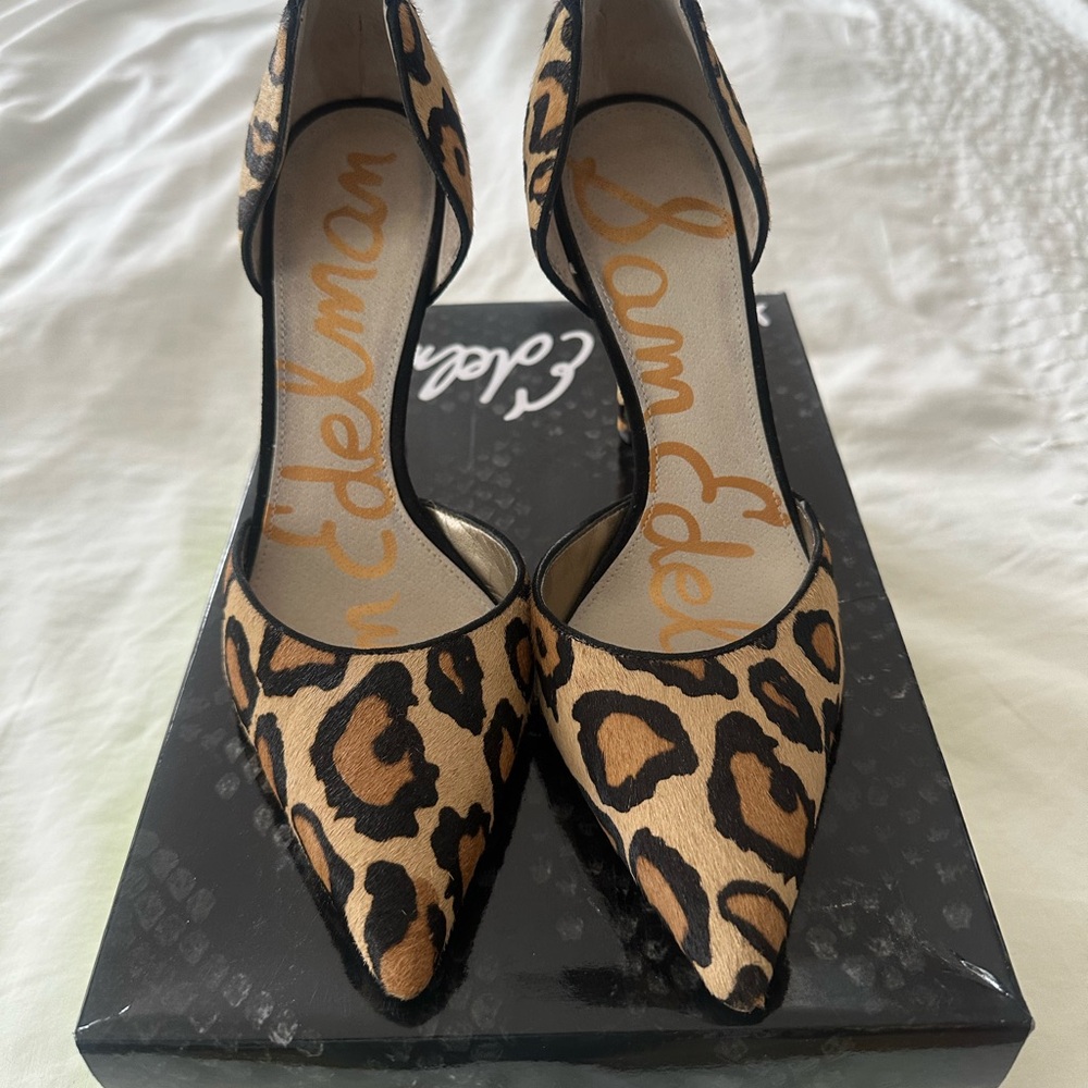 Sam Edelman Leopard Print Heels